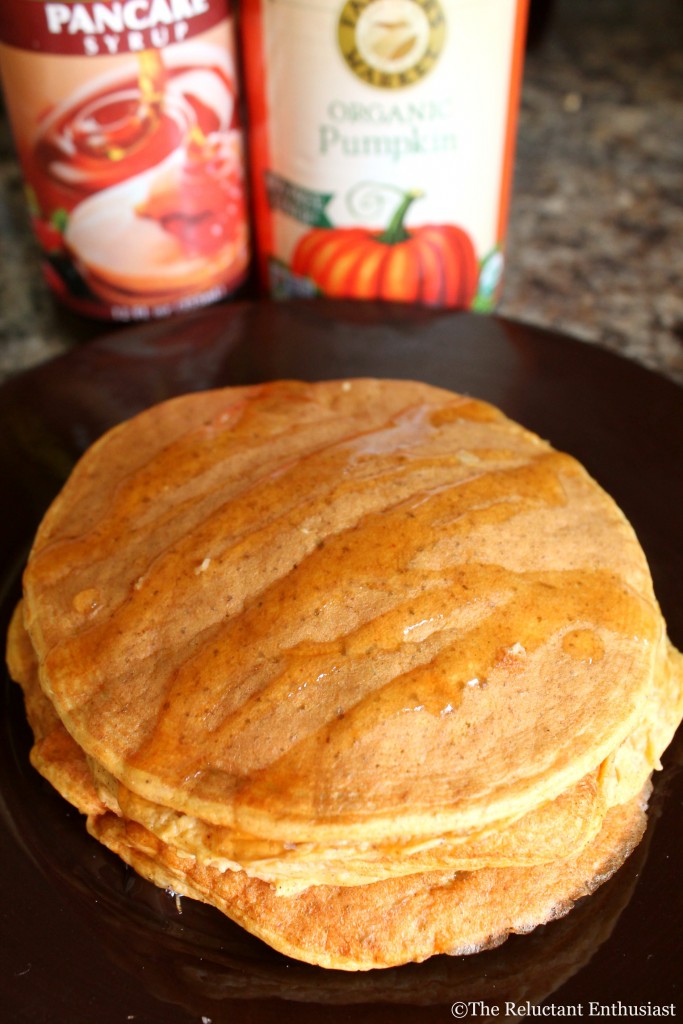 Pumpkin Protein Pancakes - the perfect seasonal, protein-packed breakfast!